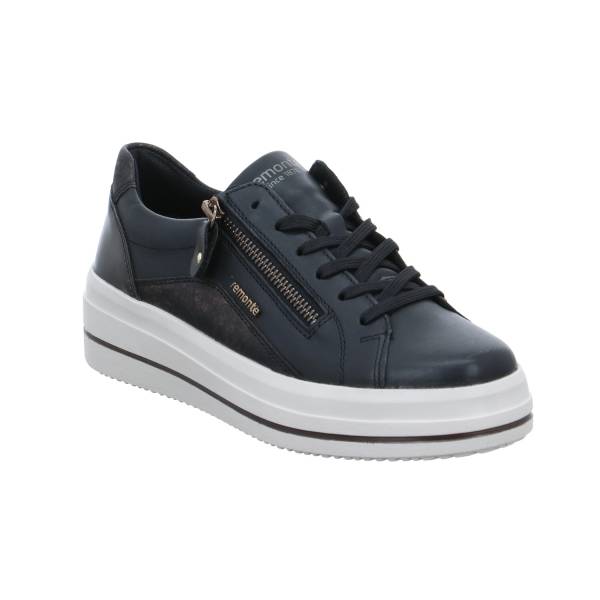 Bild 1 - REMONTE Sneaker Schwarz Leder mit Wechselfussbett