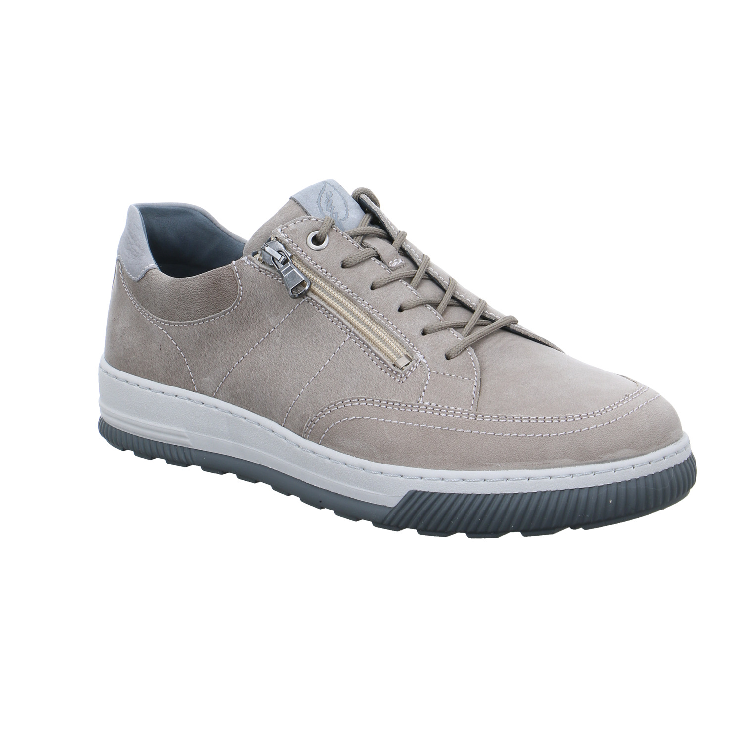 WALDLÄUFER Halbschuhe Sneaker Beige Leder