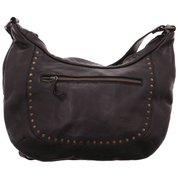 Bild 1 - BEAR DESIGN Henkeltasche Schwarz Leder
