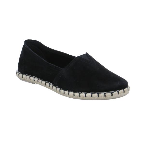 Bild 1 - SCHUHENGEL Espadrille Schwarz Leder