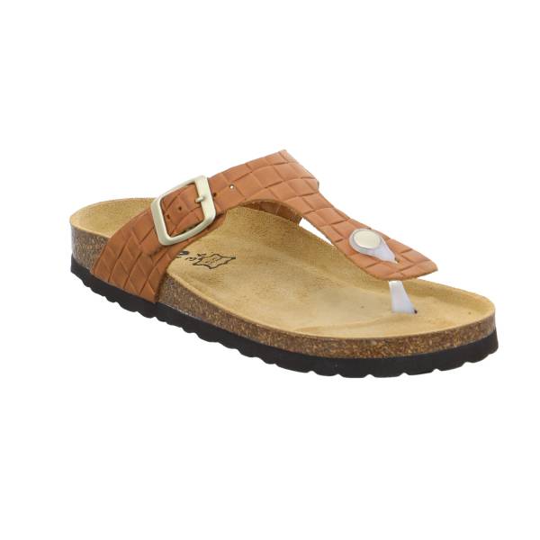 Bild 1 - BIOLIFE Bio-Pantolette Cognac Leder