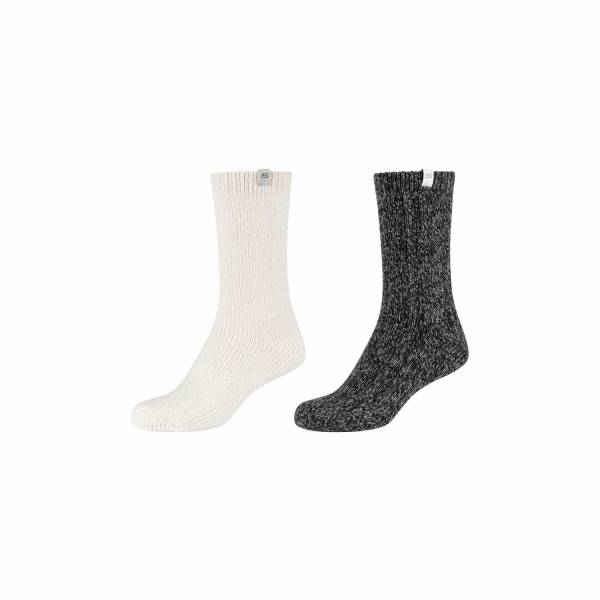 Bild 1 - SKECHERS Freizeitsocken Weiss Textil softtouch 2-ER Pack