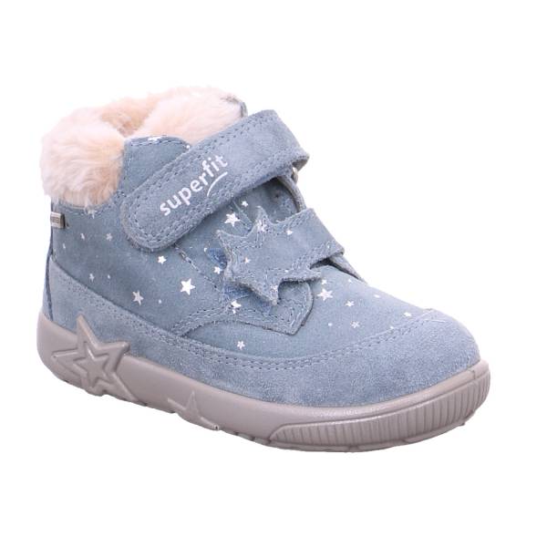 Bild 1 - SUPERFIT Kleinkinder-Winter-Bottine Pastelgrün Textil Baby-Boot