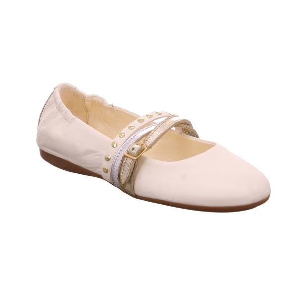 Bild 1 - MJUS Ballerina Offwhite Leder mit Lederfutter