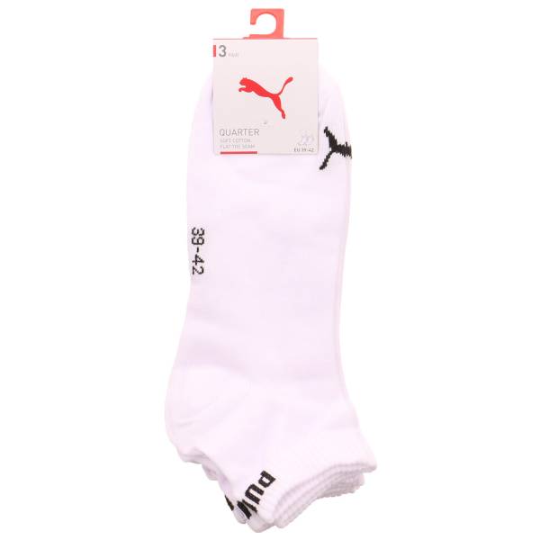 Bild 1 - PUMA SOCKEN Freizeitsocken Weiss Textil