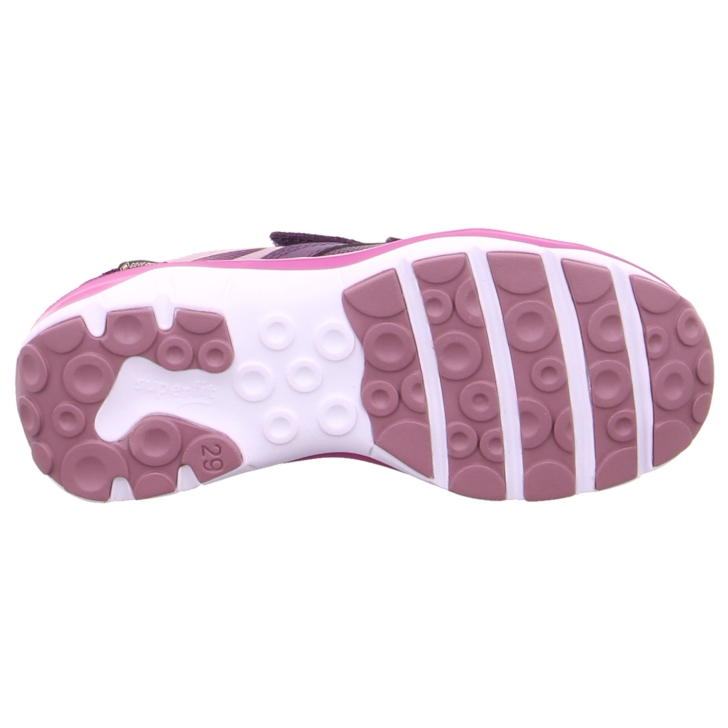 SUPERFIT Kleinkinder-Sport -Halbschuh Dunkelrot Textil Sneaker AR9360