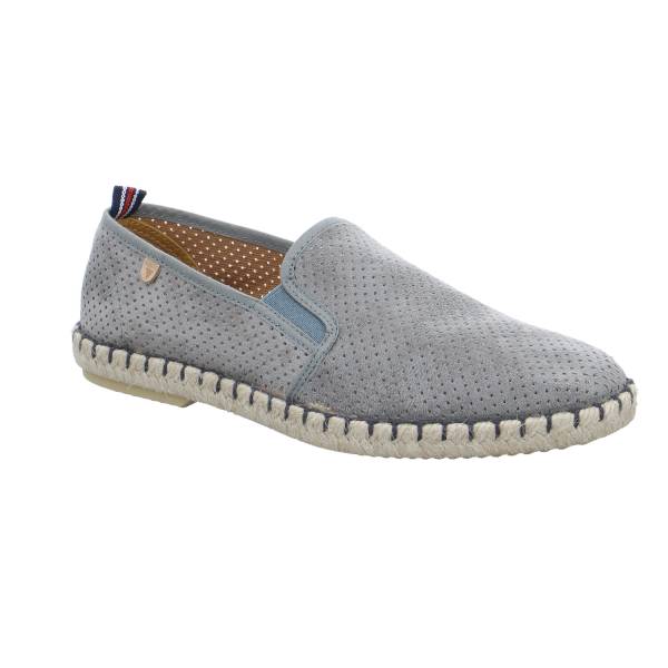 Bild 1 - VERBENAS Espadrilles Grau Leder