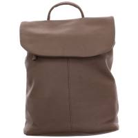 RUE68 Rucksack Taupe Lederimitat