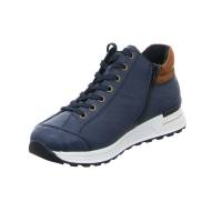 Vorschau: Bild 3 - RIEKER Comfort-Mid Cut Sneaker Blau Leder Vorschau: Bild 3 - RIEKER Comfort-Mid Cut Sneaker Blau Leder