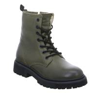 SCHUHENGEL Boot Olive Leder mit Wollfutter