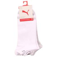 PUMA SOCKEN Freizeitsocken Weiss Textil 2-ER Pack