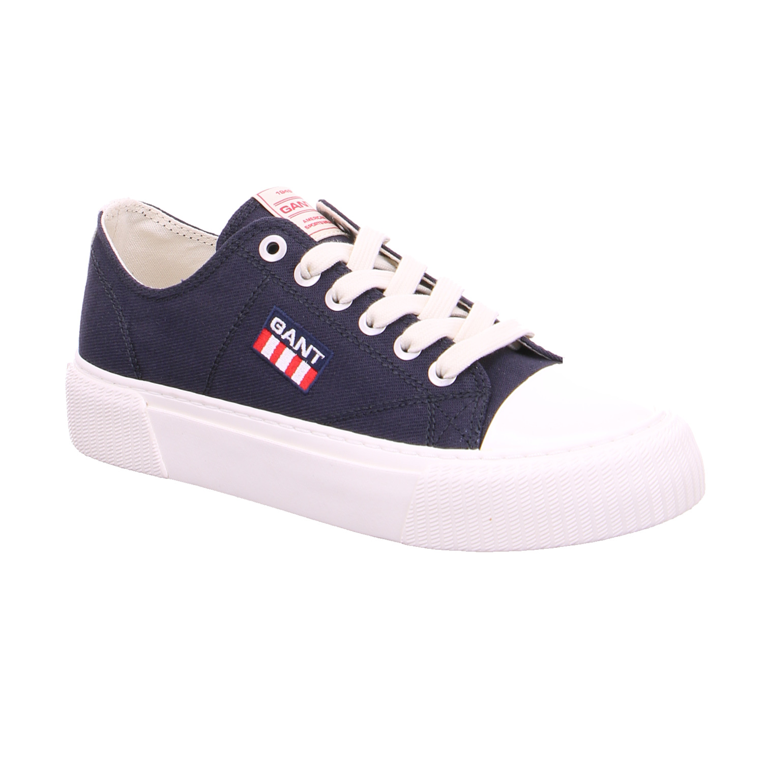 GANT Sneaker Blau Textil mit Wechselfussbett
