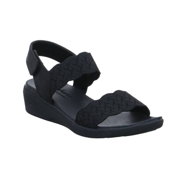 Bild 1 - SKECHERS Sandalette Schwarz Textil Ja