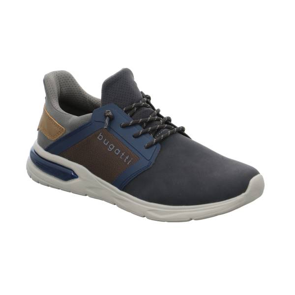 Bild 1 - BUGATTI SHOES Halbschuhe Sneaker Stoff Blau Textil