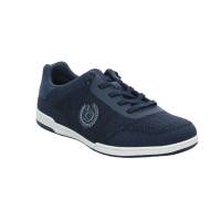 BUGATTI SHOES Halbschuhe Sneaker Stoff Blau Textil