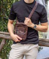 Vorschau: Bild 5 - BEAR DESIGN Umhängetasche Braun Leder Vorschau: Bild 5 - BEAR DESIGN Umhängetasche Braun Leder