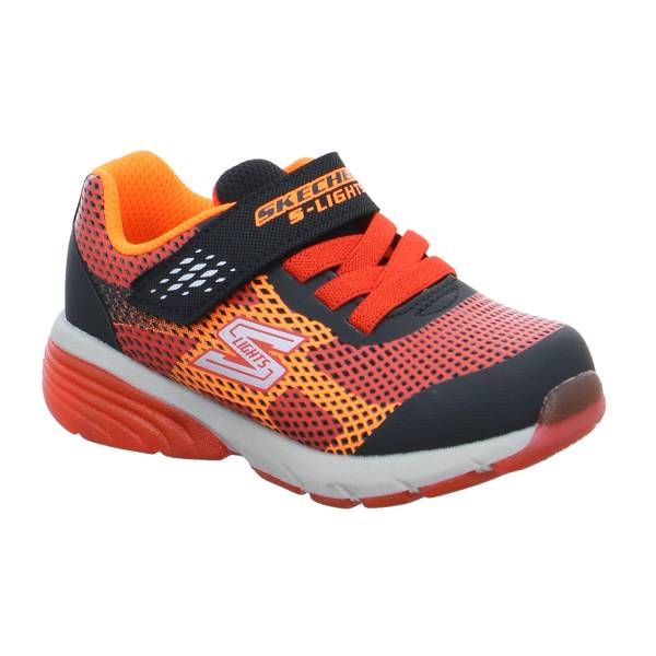 Bild 1 - SKECHERS Baby-Sport-Bottine Orange Textil Sneaker