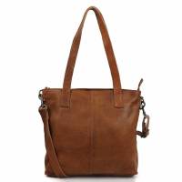 BEAR DESIGN Shopper Cognac Leder