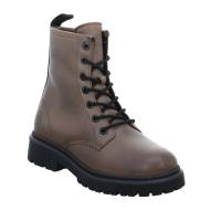SCHUHENGEL Boot Taupe Leder mit Wollfutter