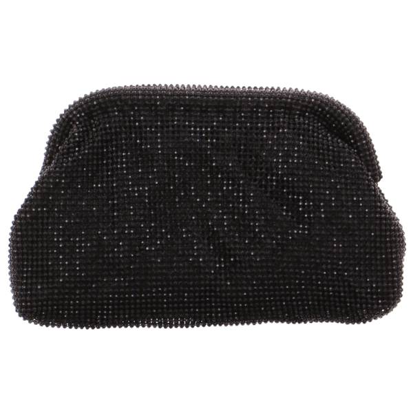 Bild 1 - MENBUR Clutch / Abendtasche Schwarz Textil