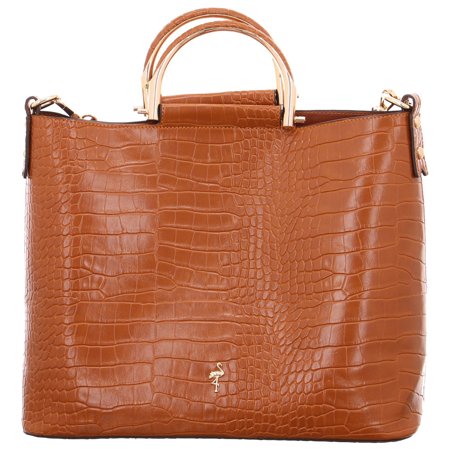 MENBUR Handtasche Cognac Lederimitat