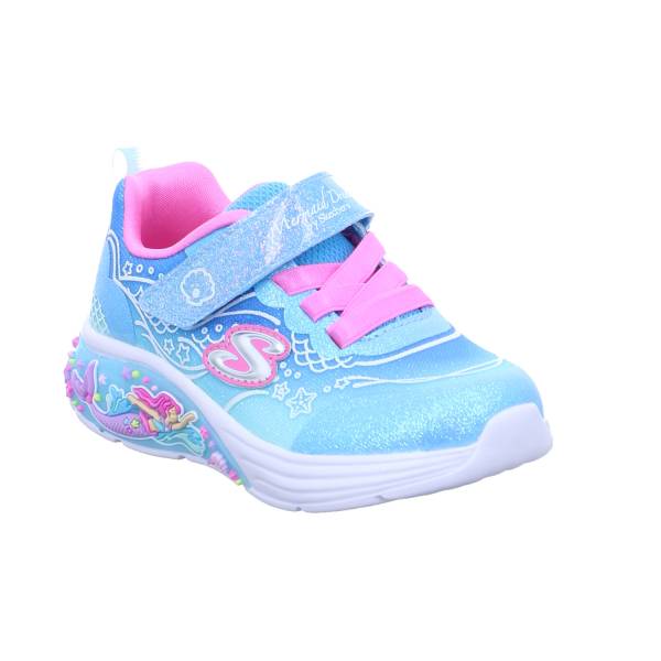 Bild 1 - SKECHERS Baby-Sport-Bottine Blau Synthetik Sneaker