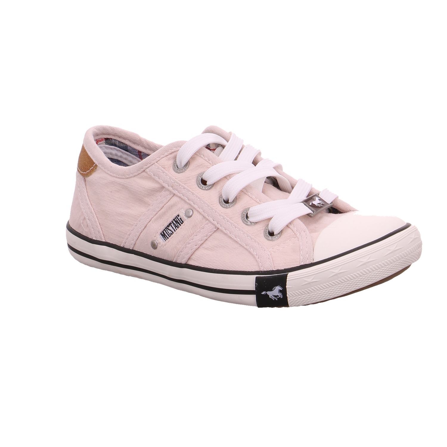 MUSTANG Jugend-Stoffschuh Rosa Textil Canvasschuh
