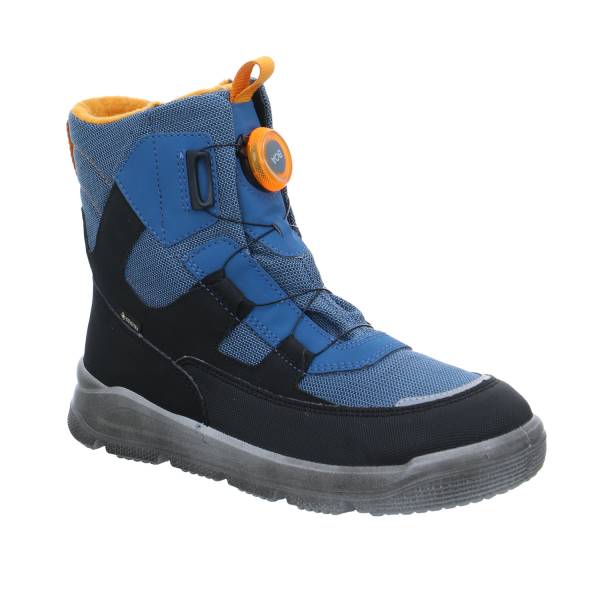 Bild 1 - SUPERFIT Jungen- Snowboot Membran Blau Textil Winterstiefel