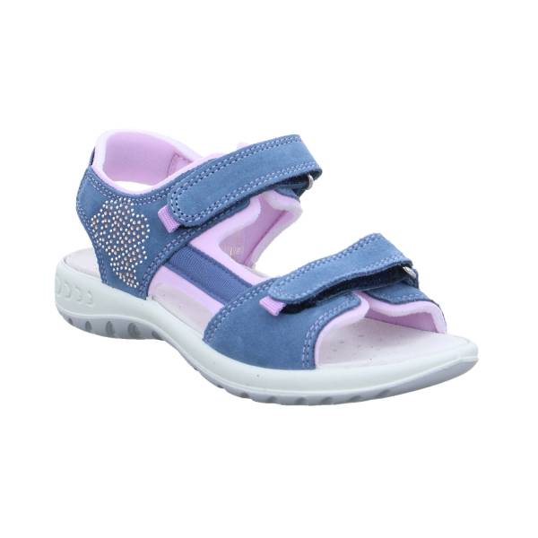 Bild 1 - IMAC Mädchen-Sandale Blau Leder Sommerschuh