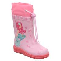 BECK Kinder-Gummistiefel Pink Synthetik