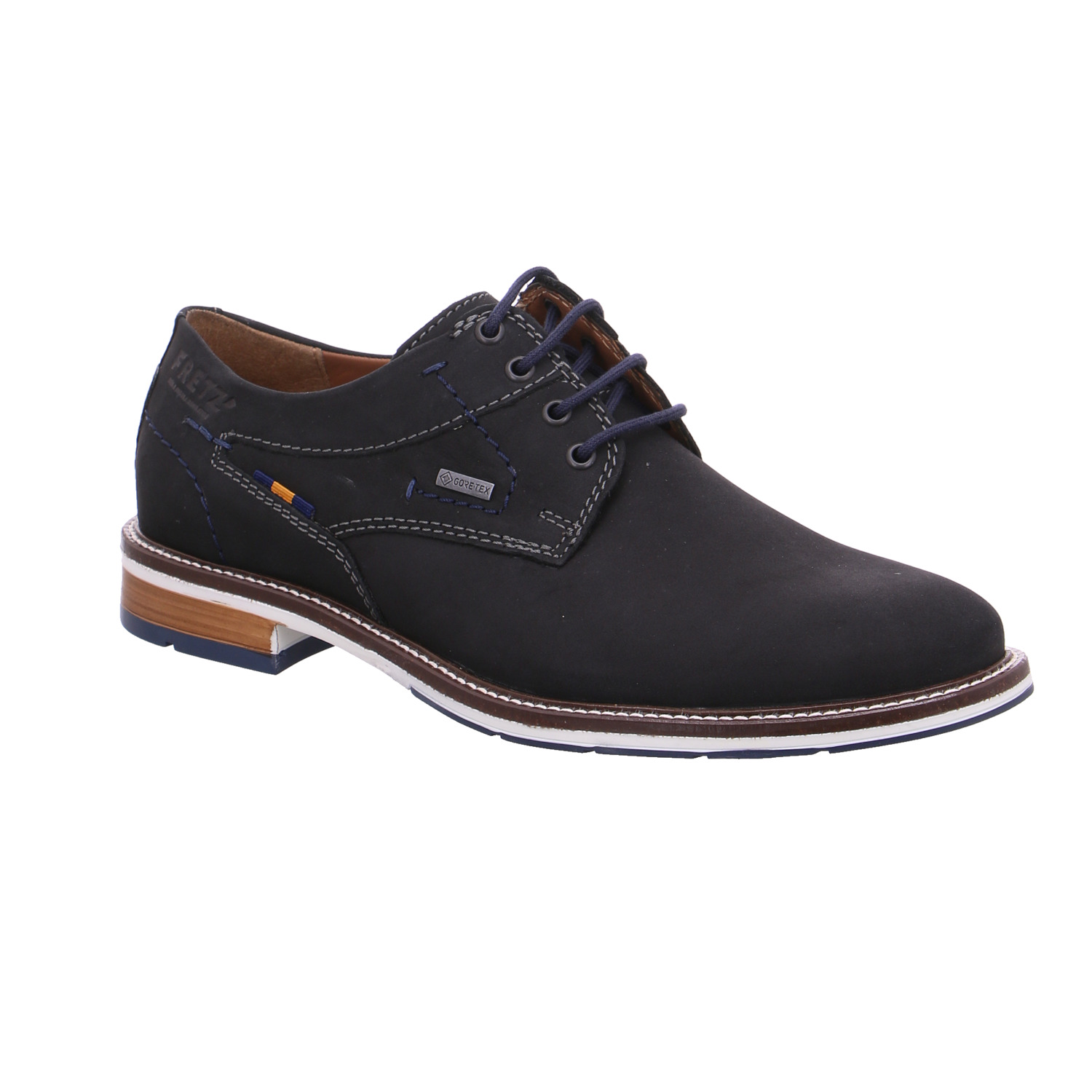 FRETZ MEN Halbschuh-City Schwarz Leder