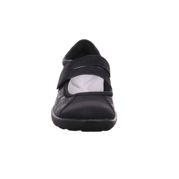 Bild 2 - REMONTE Ballerina Schwarz Lederimitat mit Wechselfussbett