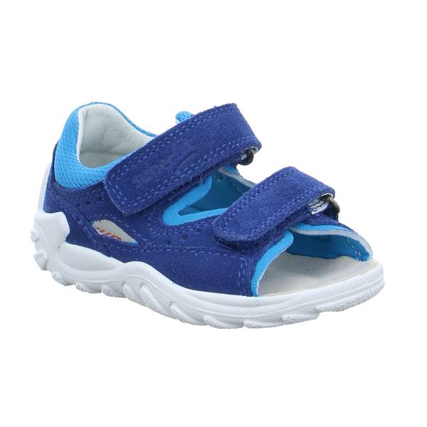 Bild 1 - SUPERFIT Baby-Sandale Blau Leder Jungen Minilette