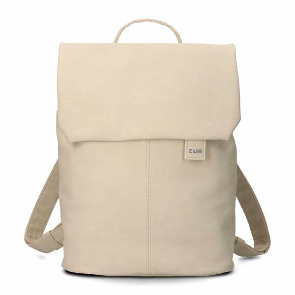 Bild 1 - ZWEI Rucksack Beige Lederimitat Ja