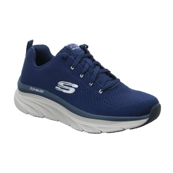 Bild 1 - SKECHERS Halbschuhe Sneaker Stoff Blau Lederimitat