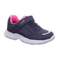 SUPERFIT Kleinkinder-Sport -Halbschuh Blau Textil Sneaker