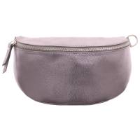 Vorschau: Bild 1 - * Gürteltasche / Bodybag Altsilber Leder Vorschau: Bild 1 - * Gürteltasche / Bodybag Altsilber Leder