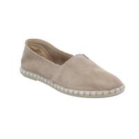 SCHUHENGEL Espadrille Taupe Leder