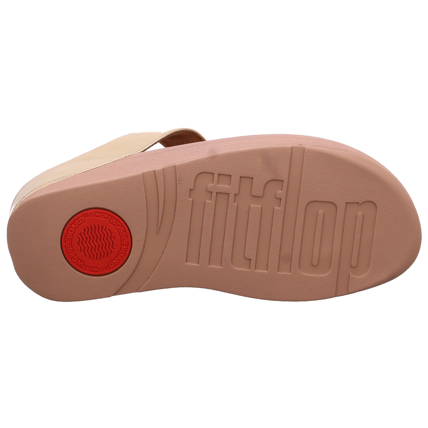 FITFLOP Zehentrenner / FlipFlop Gold Lederimitat FN7820