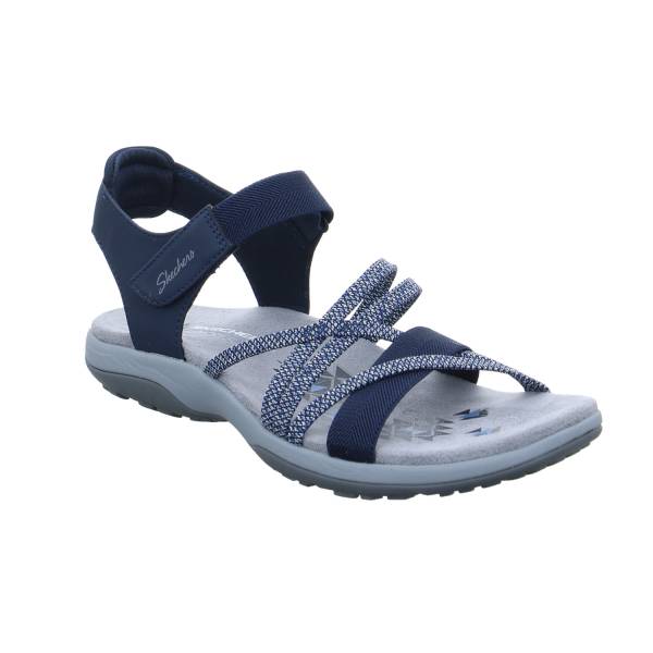 Bild 1 - SKECHERS Sandalette Blau Lederimitat Vegan