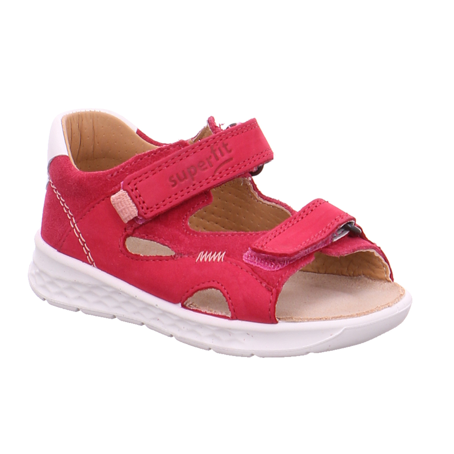 SUPERFIT Baby-Sandale Pink Leder Jungen Minilette