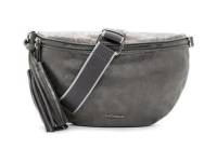 EMILY & NOAH Gürteltasche / Bodybag Altsilber Lederimitat Ja