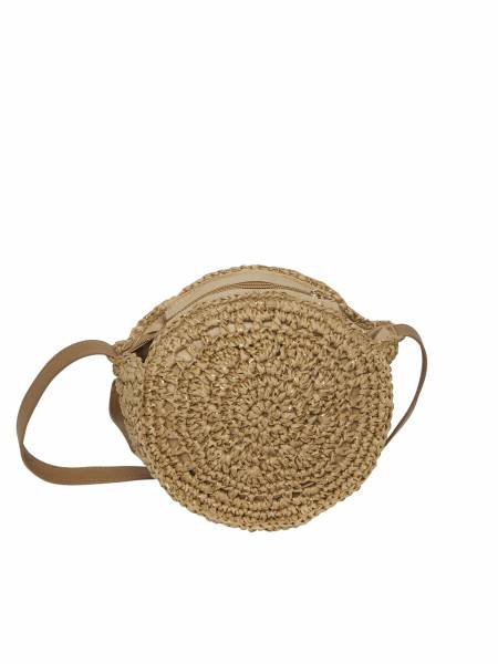 Bild 1 - PIECES Umhängetasche Beige Textil