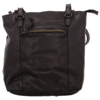 BEAR DESIGN Rucksack Schwarz Leder