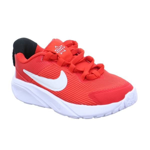 Bild 1 - NIKE Baby-Sport-Bottine Rot Synthetik Sneaker