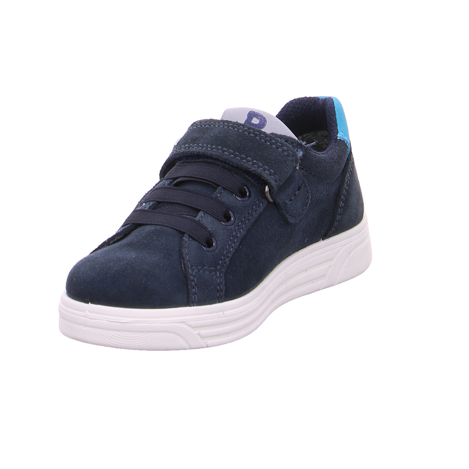 PRIMIGI Kleinkinder-Halbschuh Klett Dunkelblau Leder Sneaker AR9151