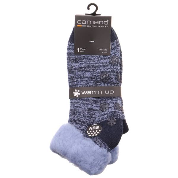 Bild 1 - CAMANO Antirutsch-Socken Dunkelblau Textil