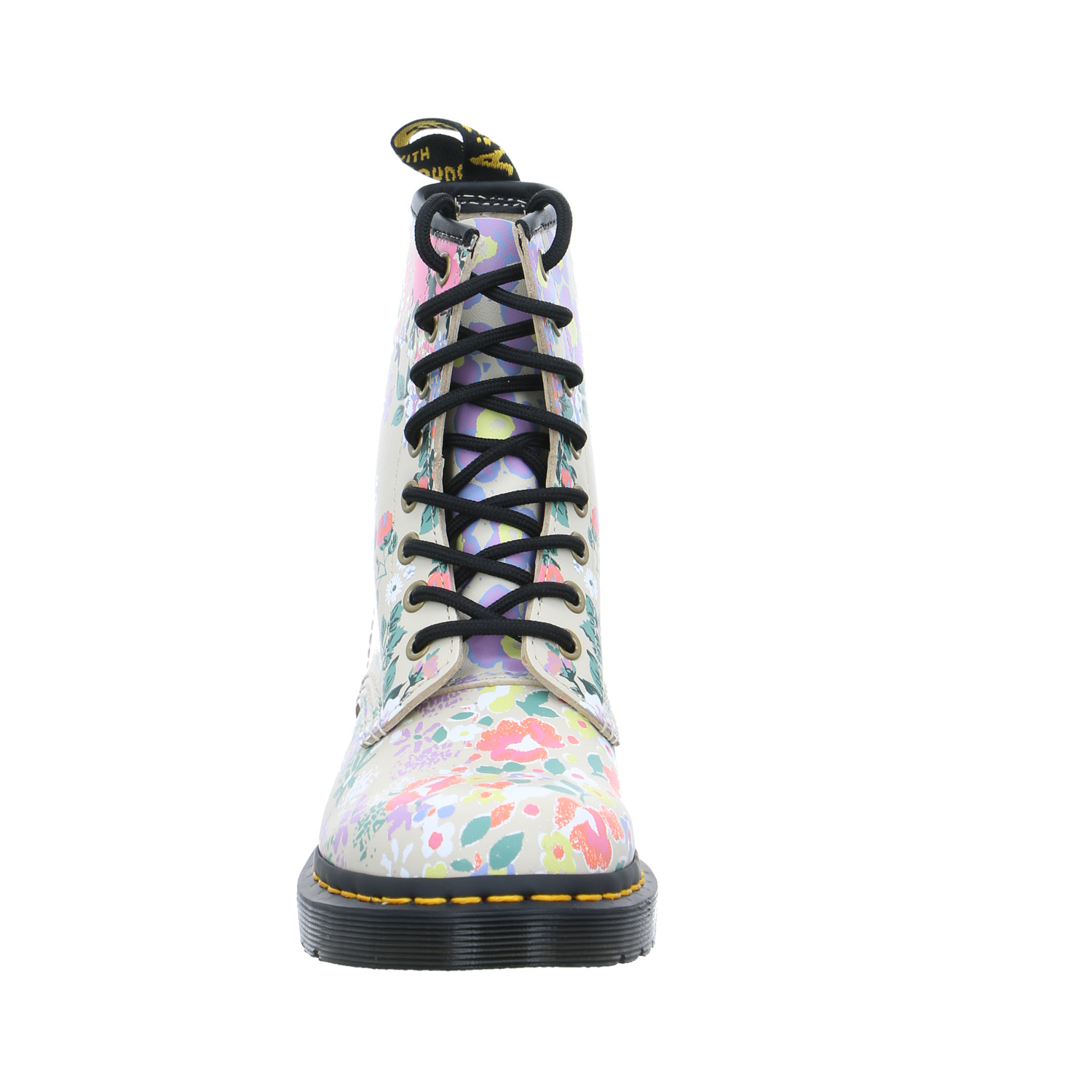DR. MARTENS Boot Offwhite Leder