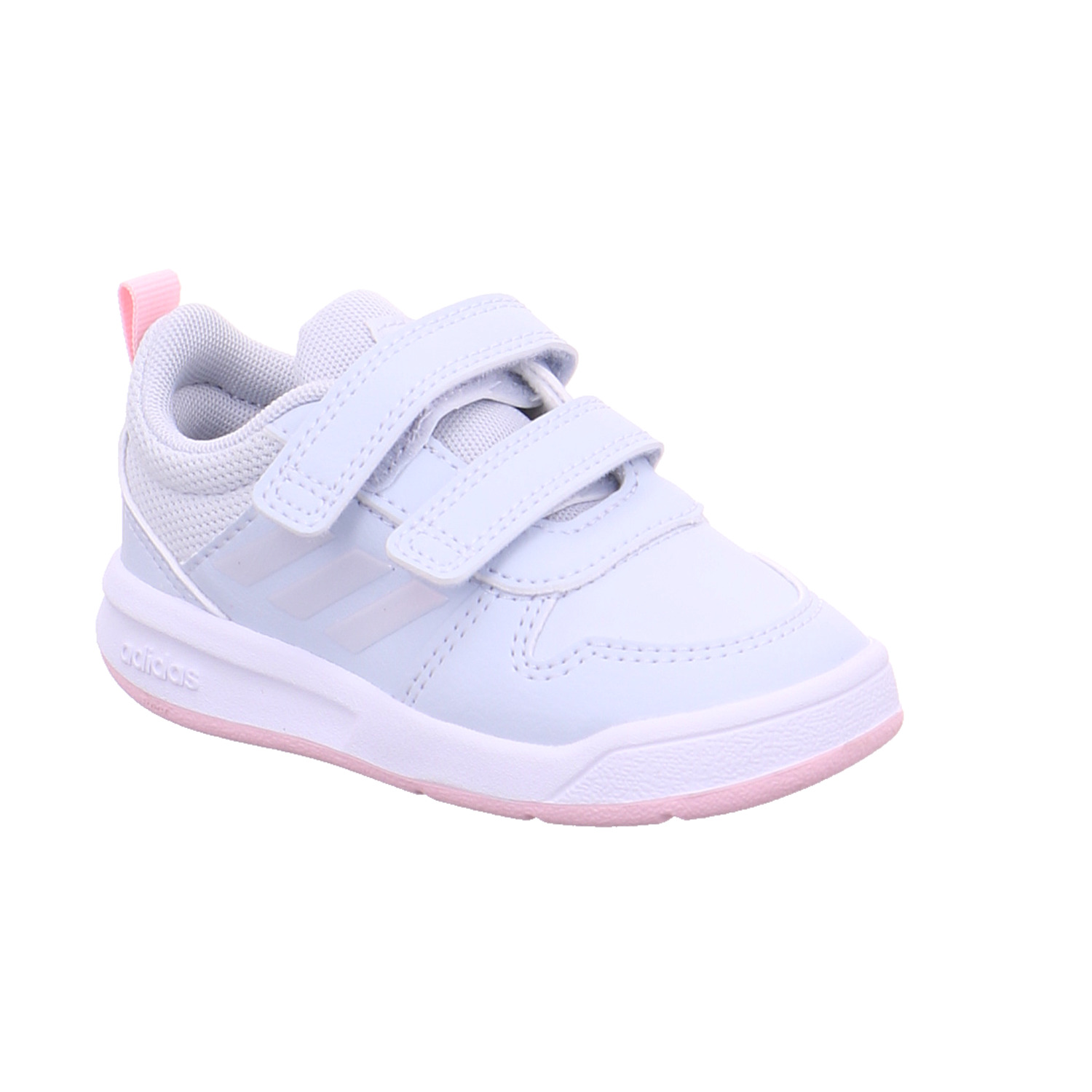 ADIDAS Baby-Sport-Bottine Hellblau Lederimitat Sneaker