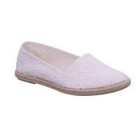 SCHUHENGEL Espadrille Weiss Textil